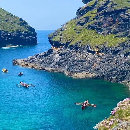 Polrunny Farm Blackberry Cottage - Cornwall Bliss In Sight Of The Sea Boscastle Exterior foto